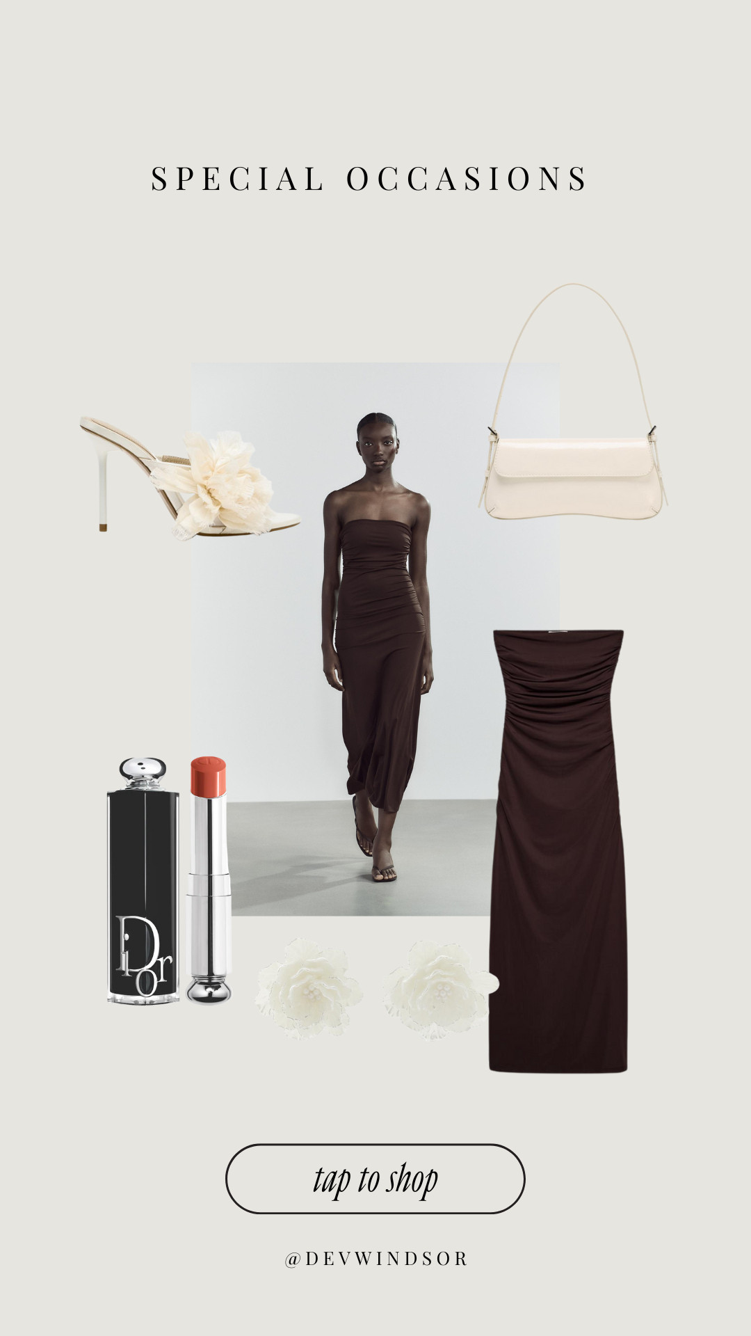 A simple look for a special occasion. These floral accented heels are perfect to style with this midi dress! 📸 

 #LTKStyleTip #LTKBeauty #LTKShoeCrush