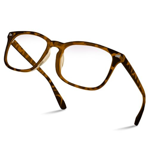 NZKNP Tortoise Blue light Glasses, Blue Light Glasses for Woman, Bluelight Blocking Glass Frame for Men Fashion Computer Game Reading TV Use | Amazon (US)