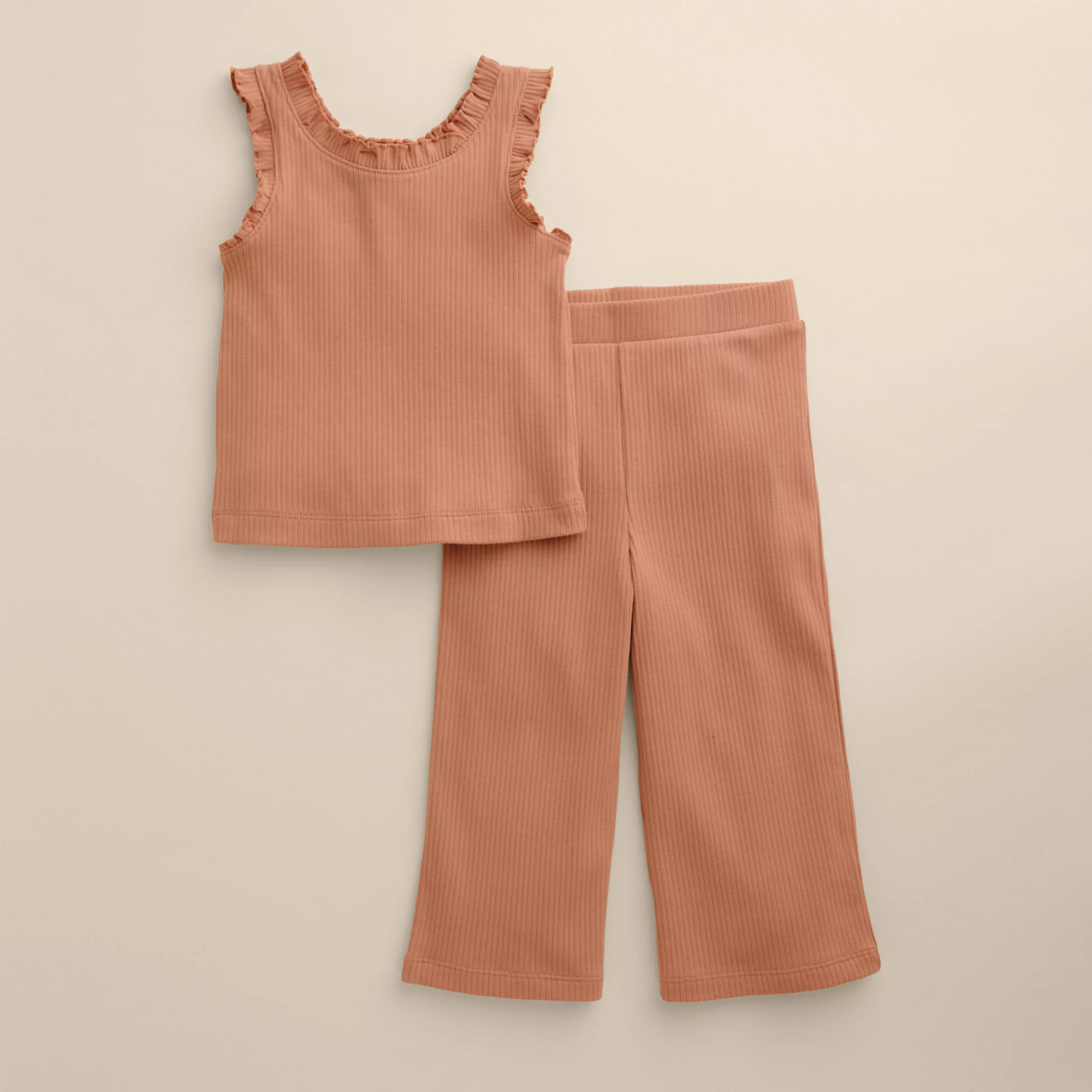 Girls 4-12 Little Co. by Lauren Conrad 2-pc. Essential Tank & Wide Leg Pants Set | Kohl's