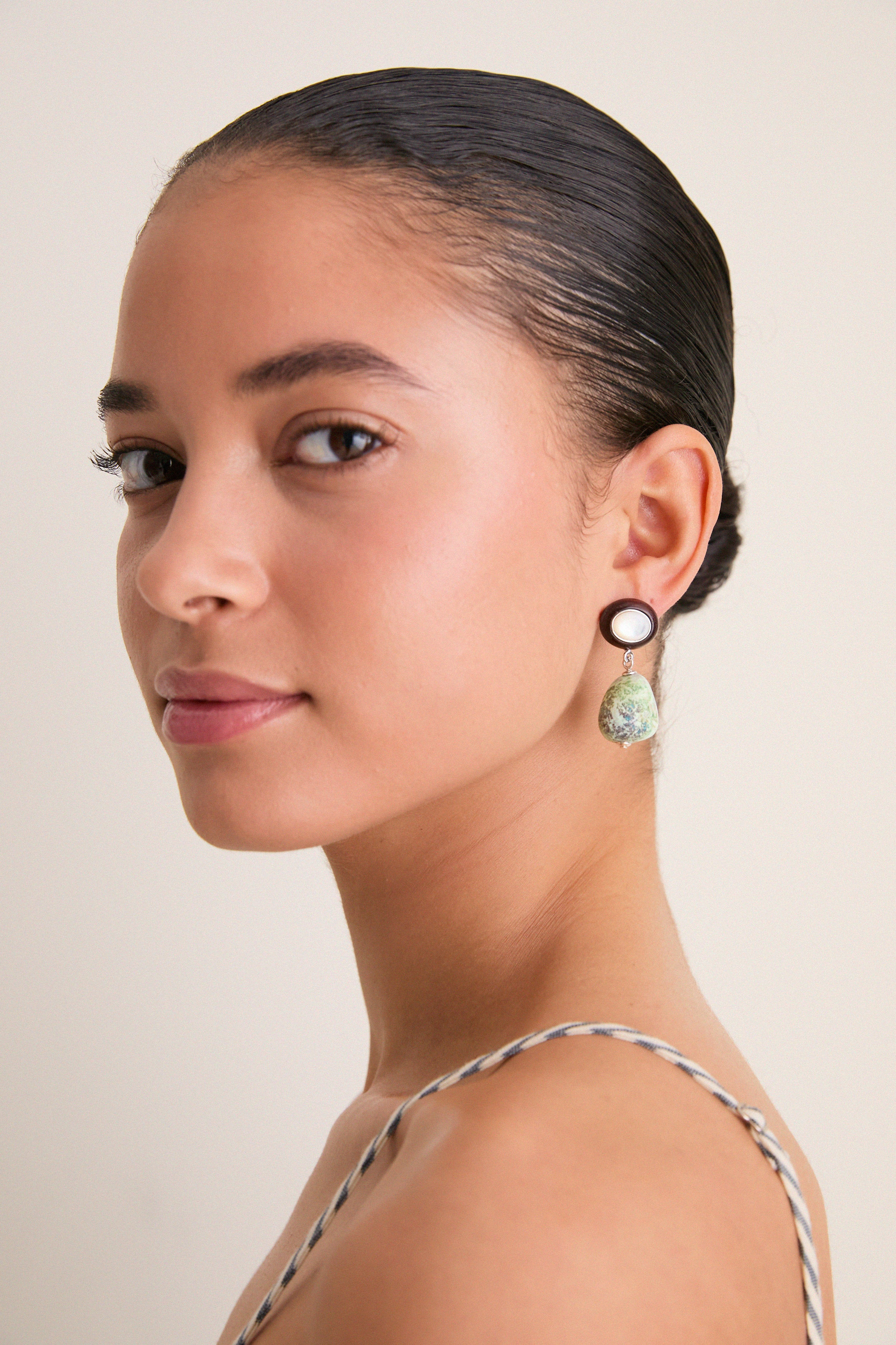 Tuckernuck x Lizzie Fortunato Turquoise Laurel Earrings | Tuckernuck (US)