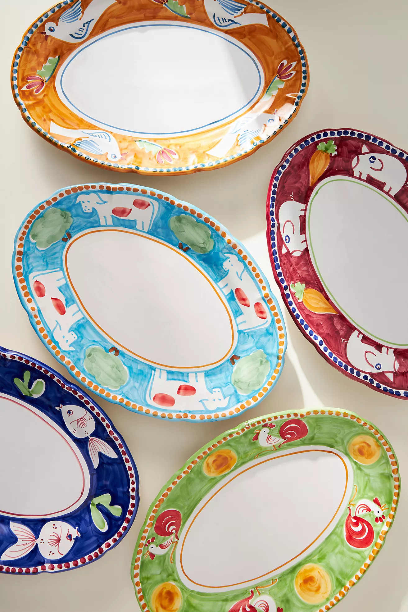 Vietri Campagna Large Oval Platter | Anthropologie (US)