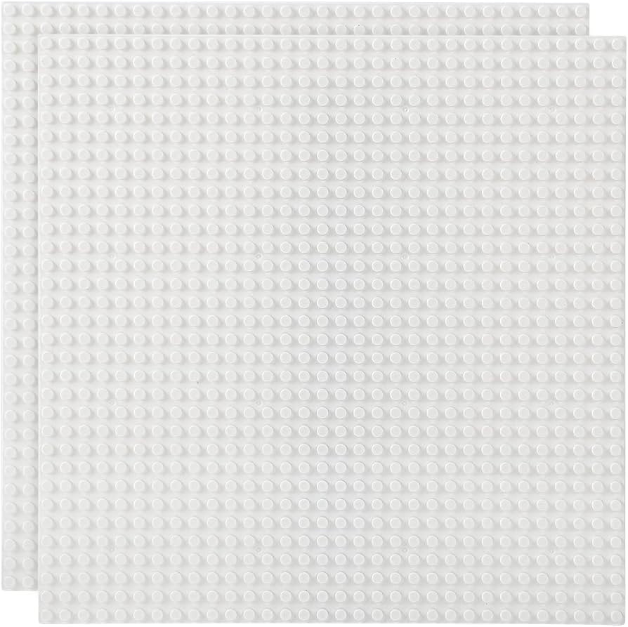 Lekebaby 2 Pack Classic Baseplates Building Base for Building Bricks, 10" x 10" Building Boards -... | Amazon (US)