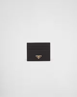 Saffiano Leather Card Holder | Prada Spa US