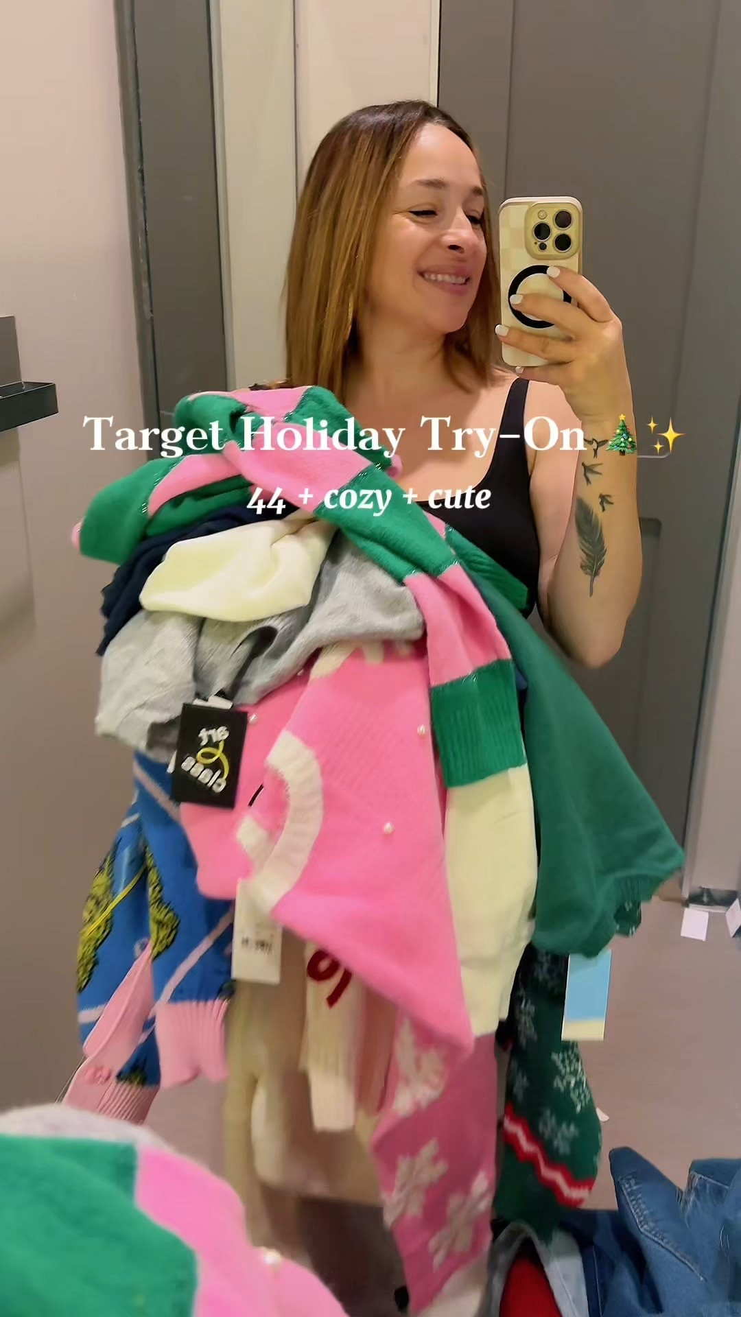 Target Holiday Sweater Try-On ✨
Women 40+ Cozy + Cute

Pink Snowflake Sweater — size M
White Patch Christmas Cardigan — size M
Grey Teddy Bear Sweater — size M
Snoopy Ski Sweater — size M
Pink + Green Holly Jolly Sweater — size M
Blue Grinch Cardigan — size M
Green Pooh Sweater — size M
Navy Teddy North Pole Sweatshirt — size M

#LTKStyleTip #LTKHoliday #LTKSeasonal