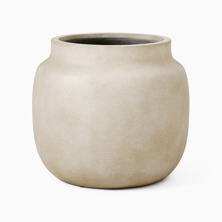 Ronan Ficonstone Indoor/Outdoor Planters | West Elm (US)