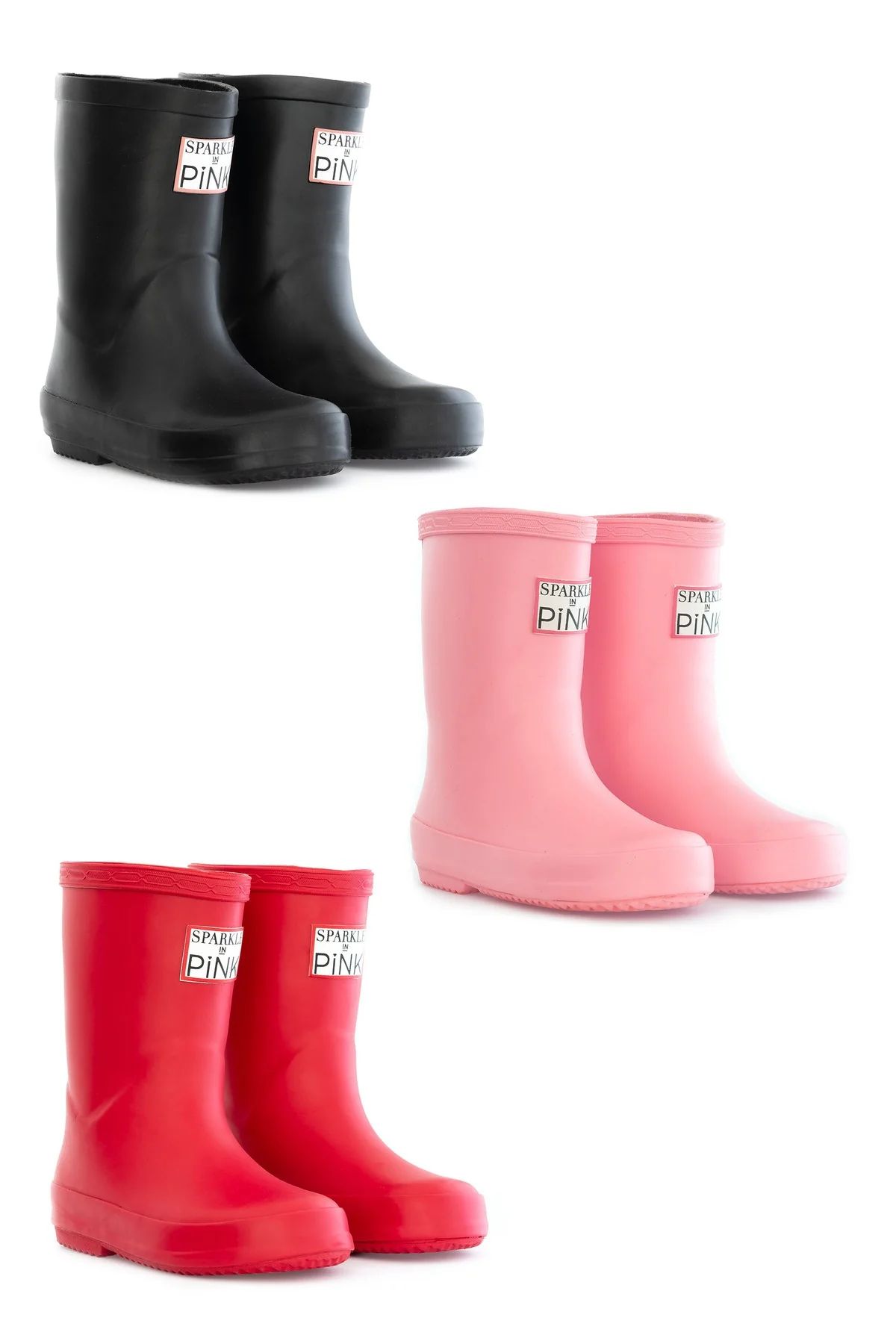 Sparkle In Pink Premium Solid Color Boots | Sparkle In Pink