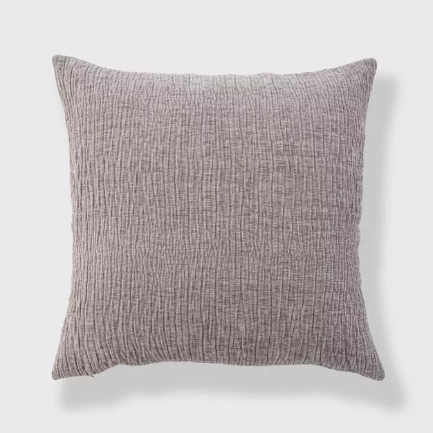 Oversized Chenille Textured Washed Woven Throw Pillow - Evergrace | Target