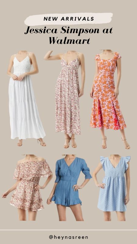 New Jessica Simpson dresses just launched at Walmart! Obsessed with these for spring.

#LTKfindsunder100 #LTKSeasonal #LTKstyletip