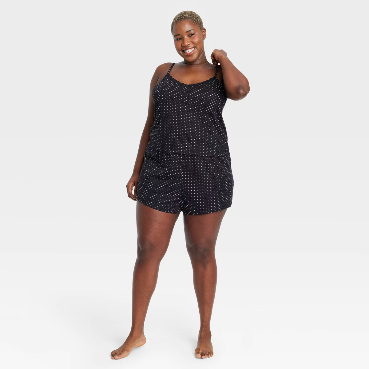 Women's Lace Trim Pajama Set - Colsie™ | Target