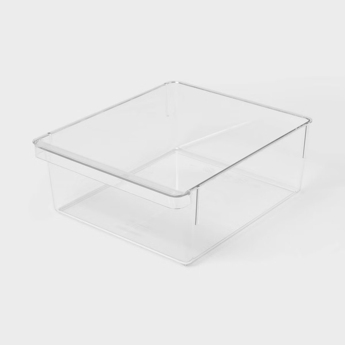 Medium Wide Fridge and Pantry Organizer Bin - Brightroom™: Clear BPA-Free Refrigerator Storage,... | Target