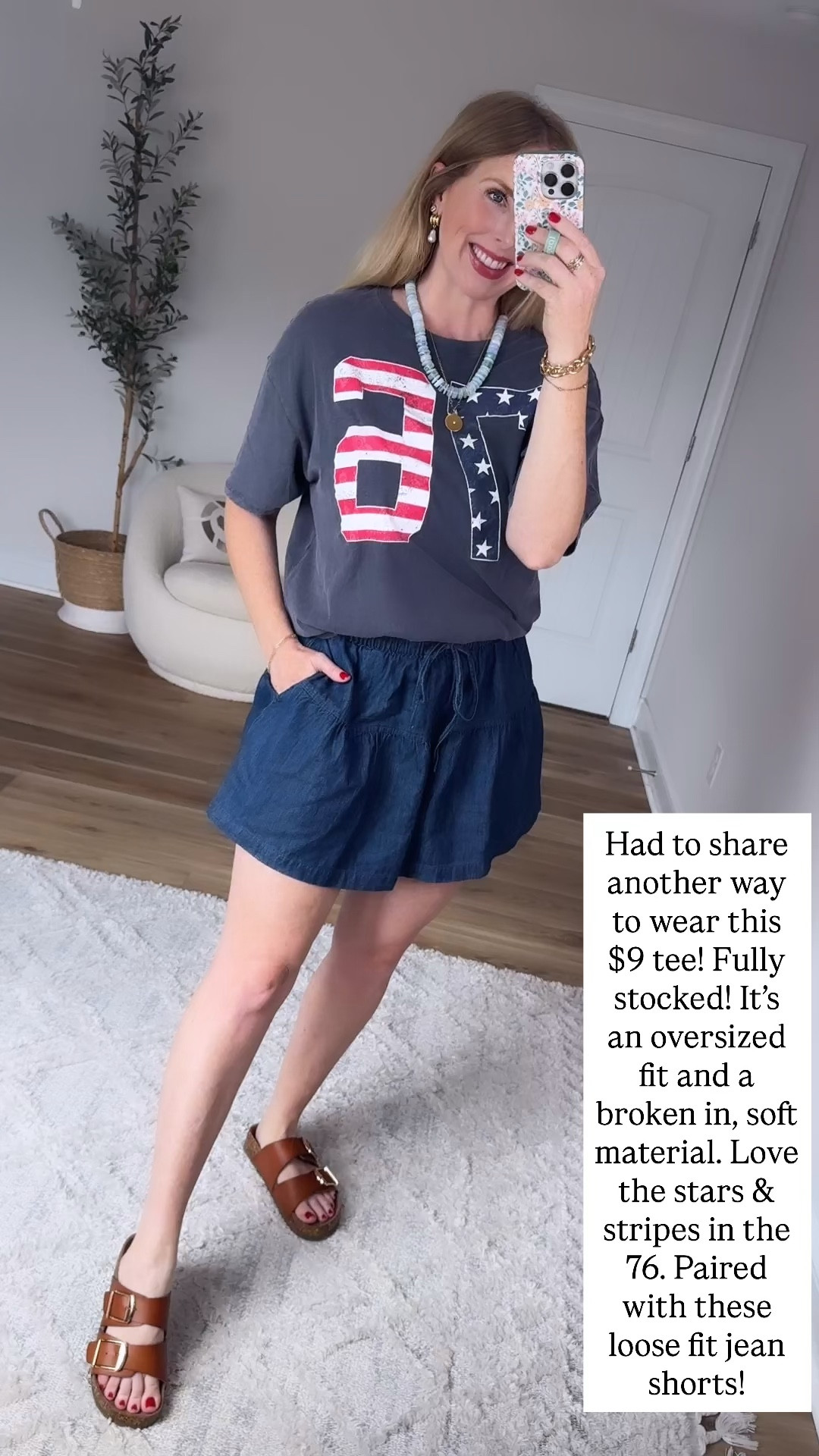 Walmart try on, Americana outfit, graphic tee, Walmart style

#LTKootd #LTKmomlife