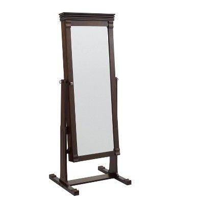 Angela Cheval Mirror Walnut - Linon | Target