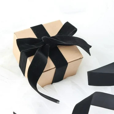 HBC 5/8" Velvet Ribbon 030 Black 25 Yard - Walmart.com | Walmart (US)