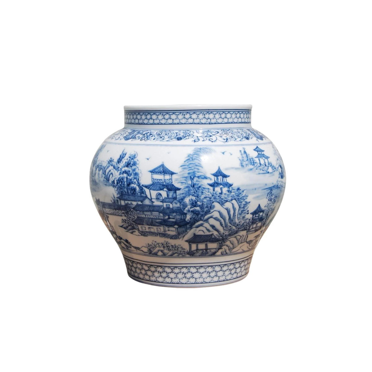 Chinoiserie Porcelain Flower Vase | The Well Appointed House, LLC