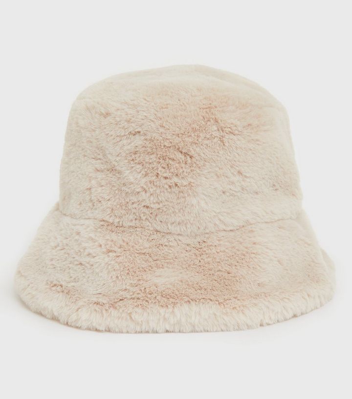 Cream Faux Fur Bucket Hat
						
						Add to Saved Items
						Remove from Saved Items | New Look (UK)