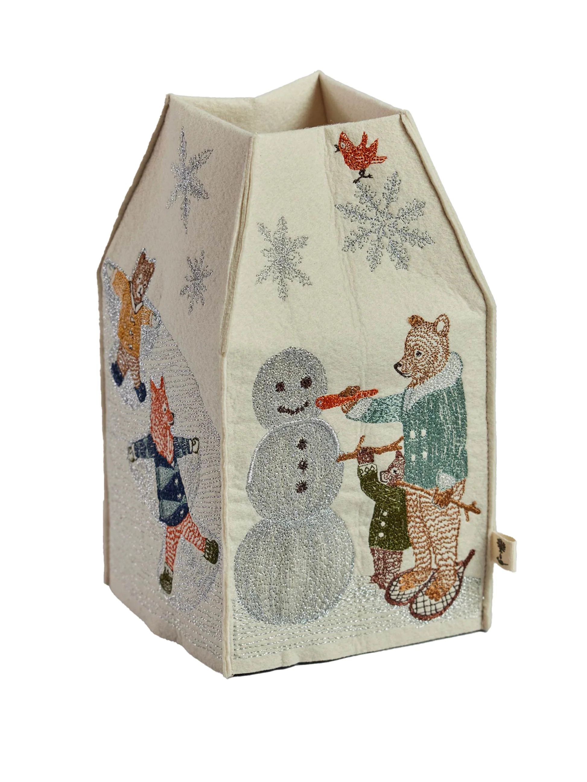 Coral & Tusk Snow Day Tissue Box Cover | Weston Table