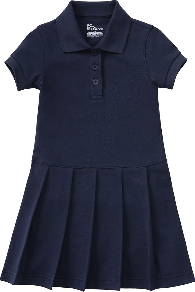 Classroom Girls Polo Dress School Outfit for Toddler,Pleated Skirt | Amazon (US)