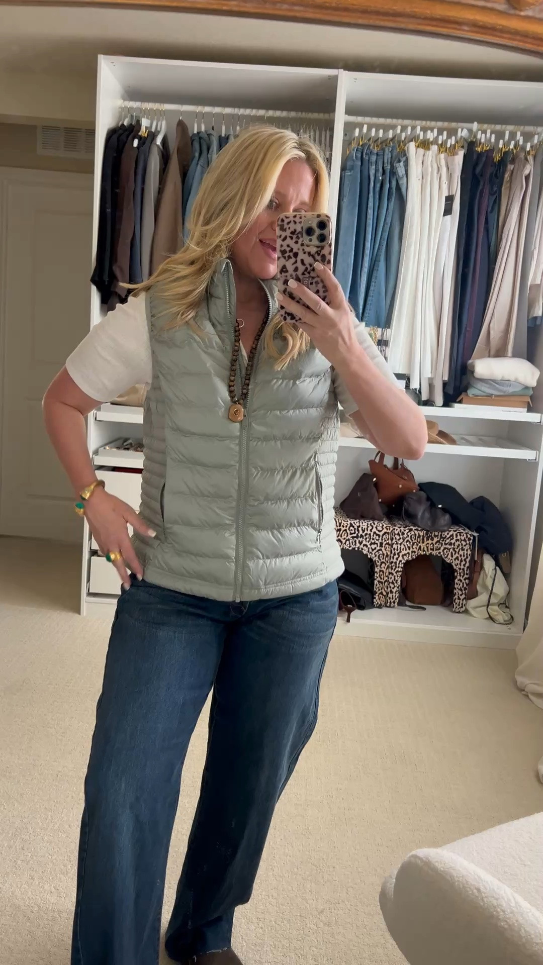 ✨Tap the bell, save and ❤️ start here over 40 fashion, midlife style, midsize fashion and luxury looks for less.  

Jeans hug your belly too? These twisted-seam jeans understand the assignment. 👏

The relaxed fit skims the belly, hips and thighs, while the twisted seam draws the eye down and creates balance. 

The midweight denim adds structure without squeezing and there’s enough stretch to comfortably live your actual life. 😂

⬇️Sizing information:
12 (size down if in between sizes.) 
Too medium (size down if in between sizes.) 

That’s Outfit Physics™: lift the eye, skim the body and balance the proportions.

👑 Helping you look good, feel good.-Lindsey Denver   Check back daily for belly-friendly style, confidence, and Outfit Physics™.

Comment SHOP below to receive a DM with the link to this post on my LTK ⬇ https://liketk.it/6kJnX