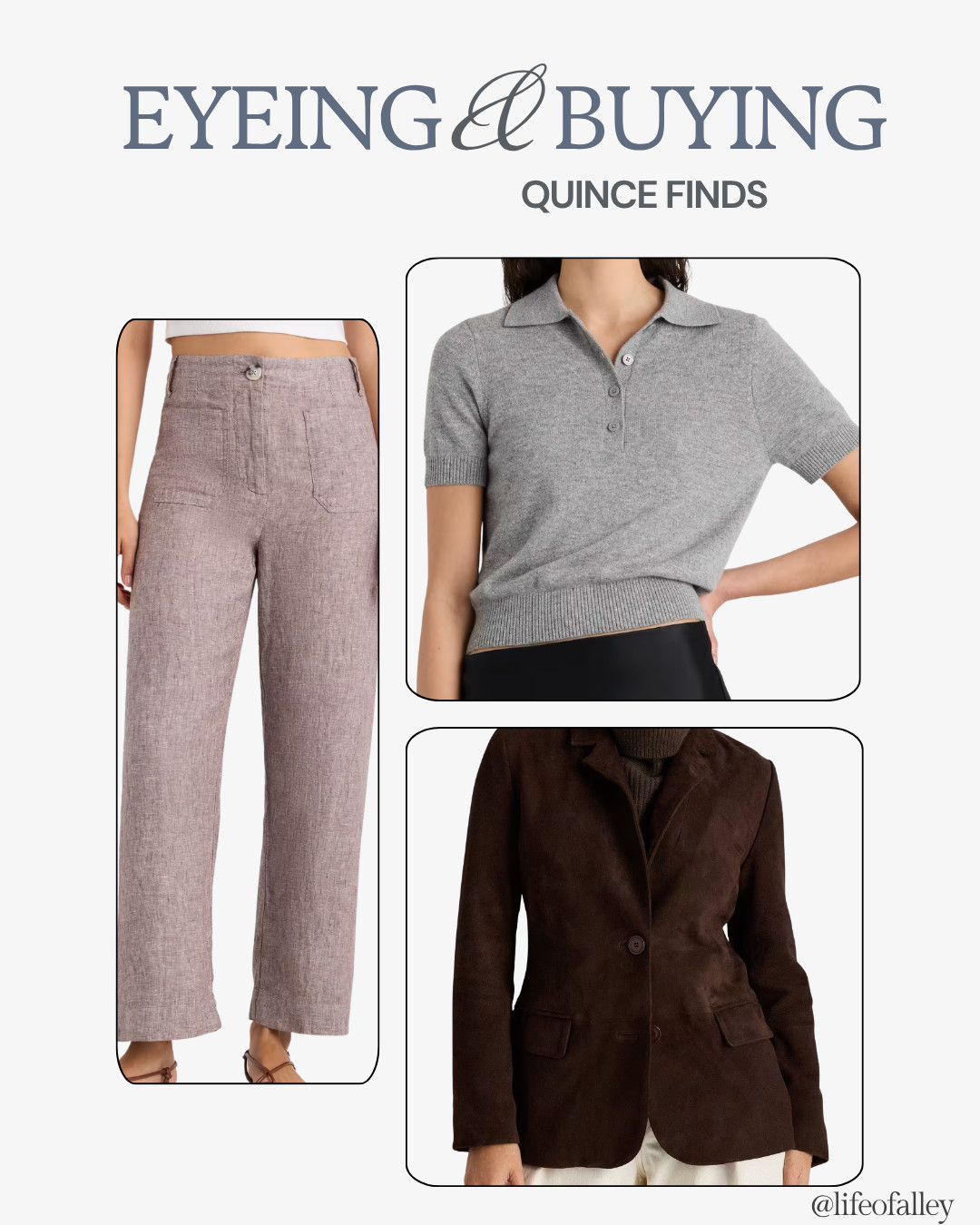 Recent favorite Quince finds.  

 #LTKSeasonal #LTKOver40 #LTKWorkwear