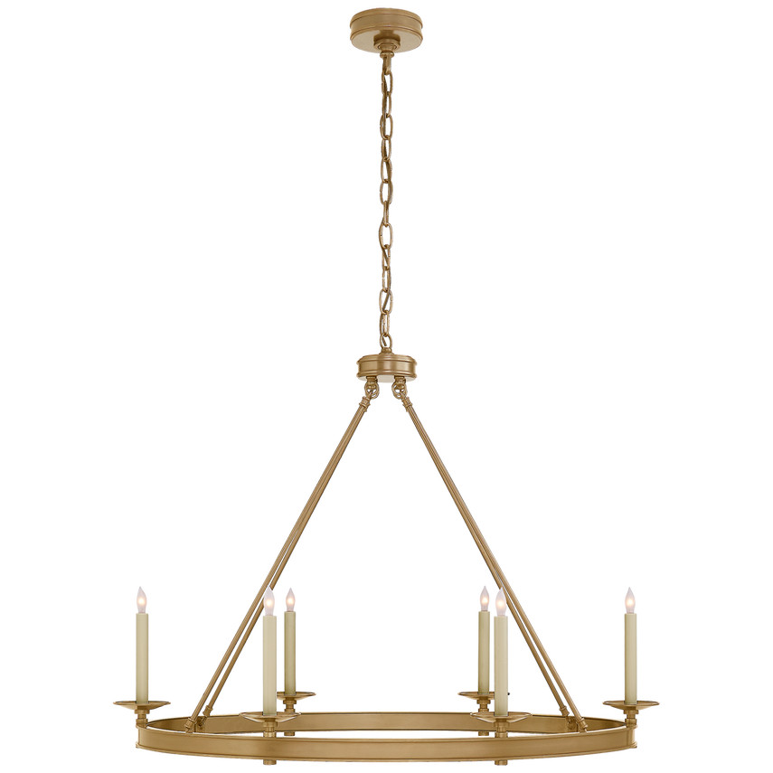 Launceton Large Oval Chandelier | Visual Comfort
