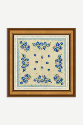 Patterned Scarf Blue Wall Art | Anthropologie (US)