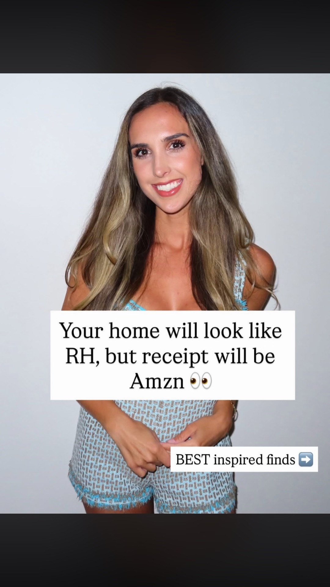 Your home will look like RH,but receipt will be Amzn!!!
