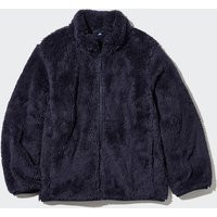Uniqlo - Fluffy Fleece Full-Zip Jacket - Blue - 13Y | UNIQLO (UK)