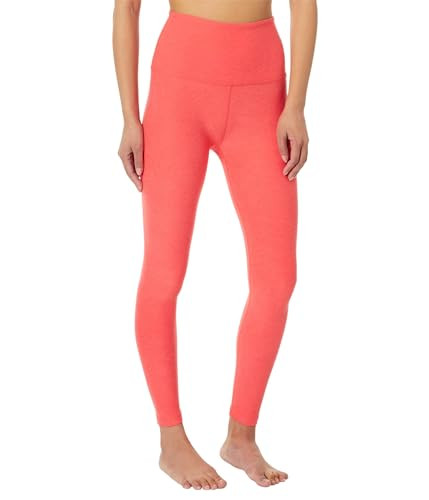 Beyond Yoga Spacedye Caught in The Midi High-Waisted Legging Red Ash Heather MD (US Women's 6-8) | Amazon (US)
