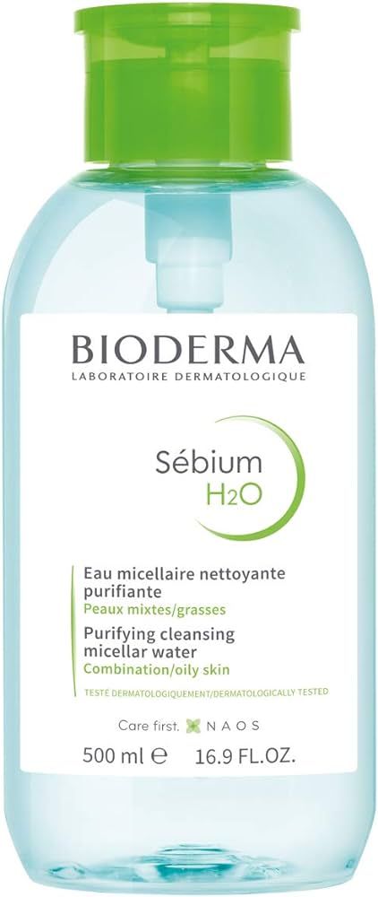 Bioderma - Sébium H2O - Micellar Water - Facial Cleanser and Makeup Remover - Face Cleanser for ... | Amazon (US)