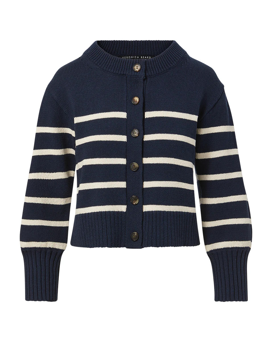 Kylin Striped Cardigan | Veronica Beard