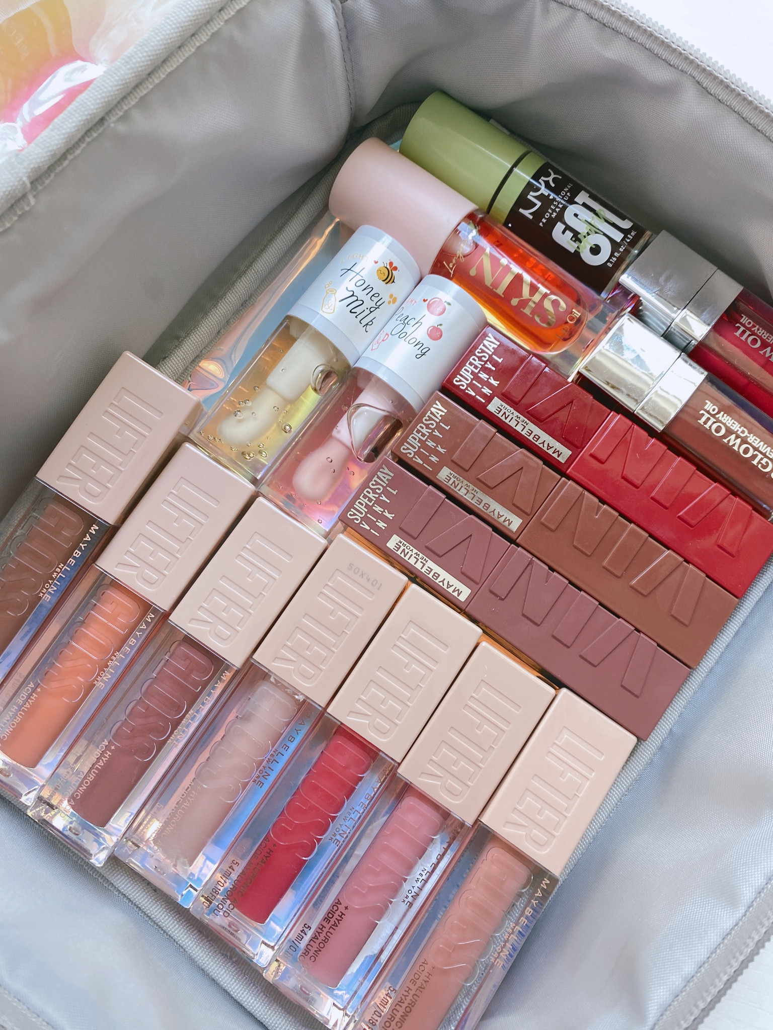 Summer gloss faves 🫶🏽🍓🍉🌻☀️