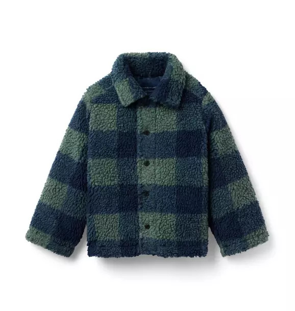 The Plaid Sherpa Jacket | Janie and Jack