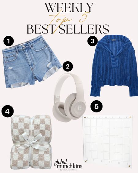 Last weeks best sellers! My favorite shorts and new headphones that are $50 off, Ella’s sweater is 30% off and the best blanket is only $69! 

#LTKsalealert #LTKfamily #LTKstyletip