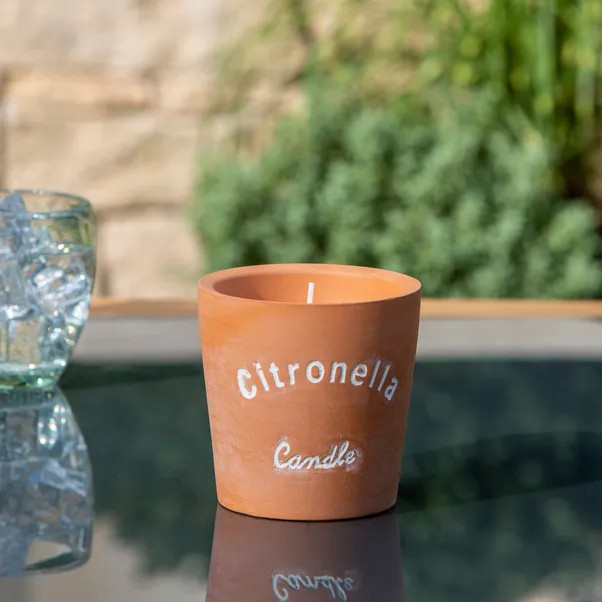 Outdoor Terracotta Candle Pot | Dunelm (migrated)