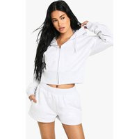 Womens Mid Rise Sweat Shorts - Grey - Xs | boohoo (US & Canada)