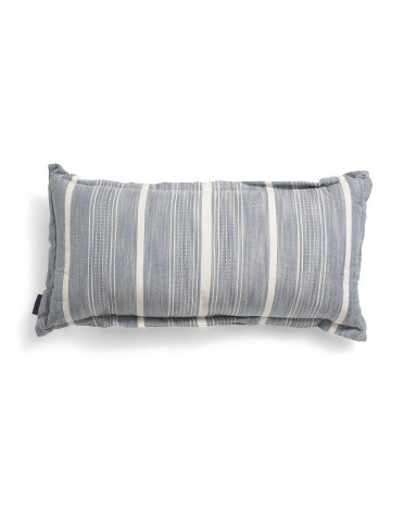 14x28 Indoor Outdoor Striped Pillow | TJ Maxx