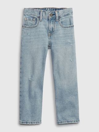 Toddler &#x27;90s Loose Organic Denim Jeans with Washwell | Gap (US)
