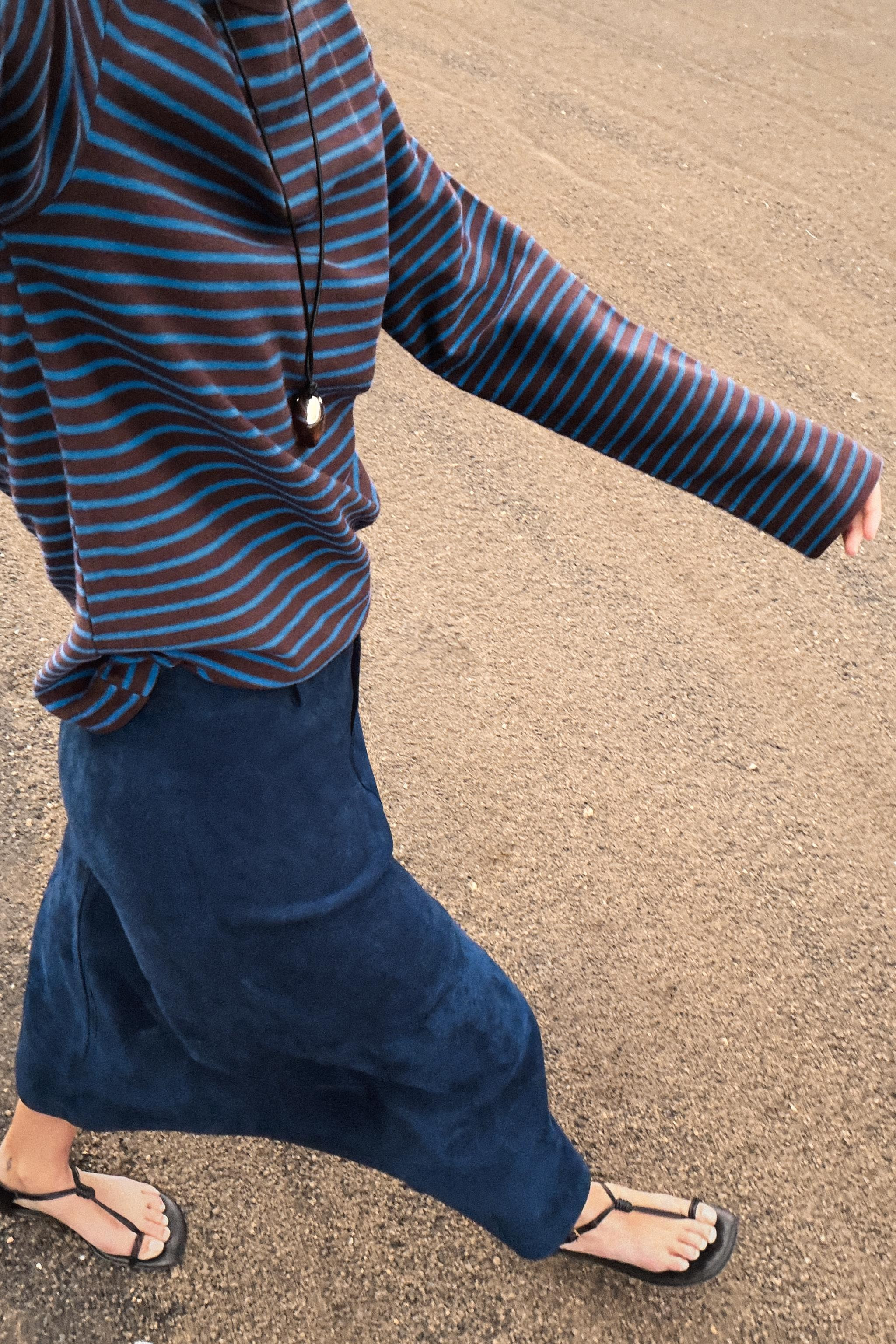 STRIPED LONG SLEEVE T-SHIRT | Zara US