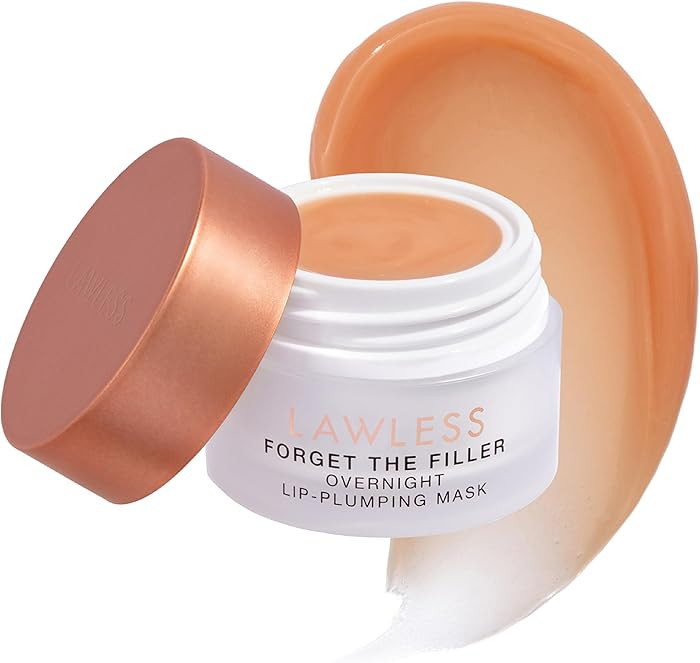 LAWLESS Women's Forget The Filler Overnight Lip Plumping, Birthday Cake, 0.28 Ounce | Amazon (US)