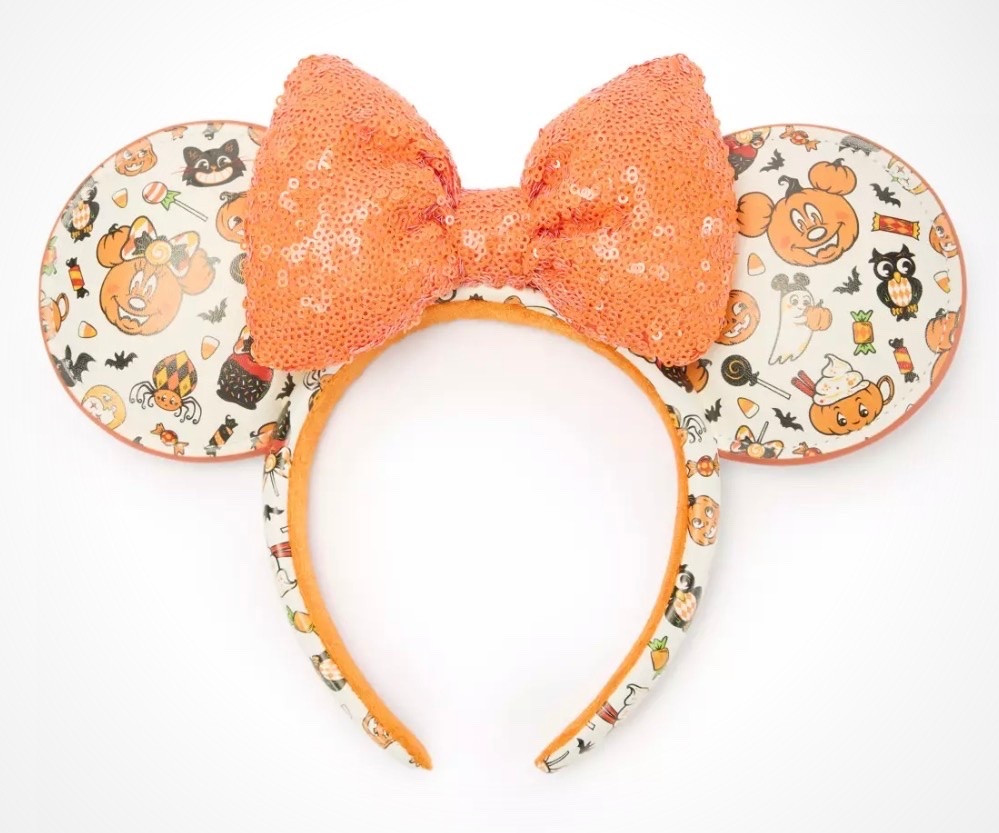 Happy Halloween! New merch Monday has brought us all new Halloween goodies. These are my fav accessories this year, the pumpkin wreath ears are iconic 🧡🤗

#LTKSeasonal #LTKootd