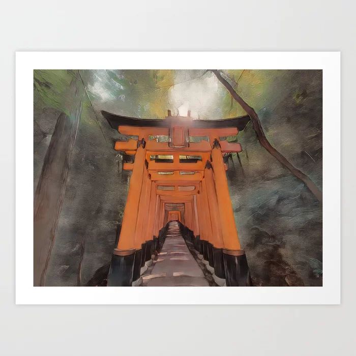 Japan Collection Art Print by The American Design Studio | Society6
