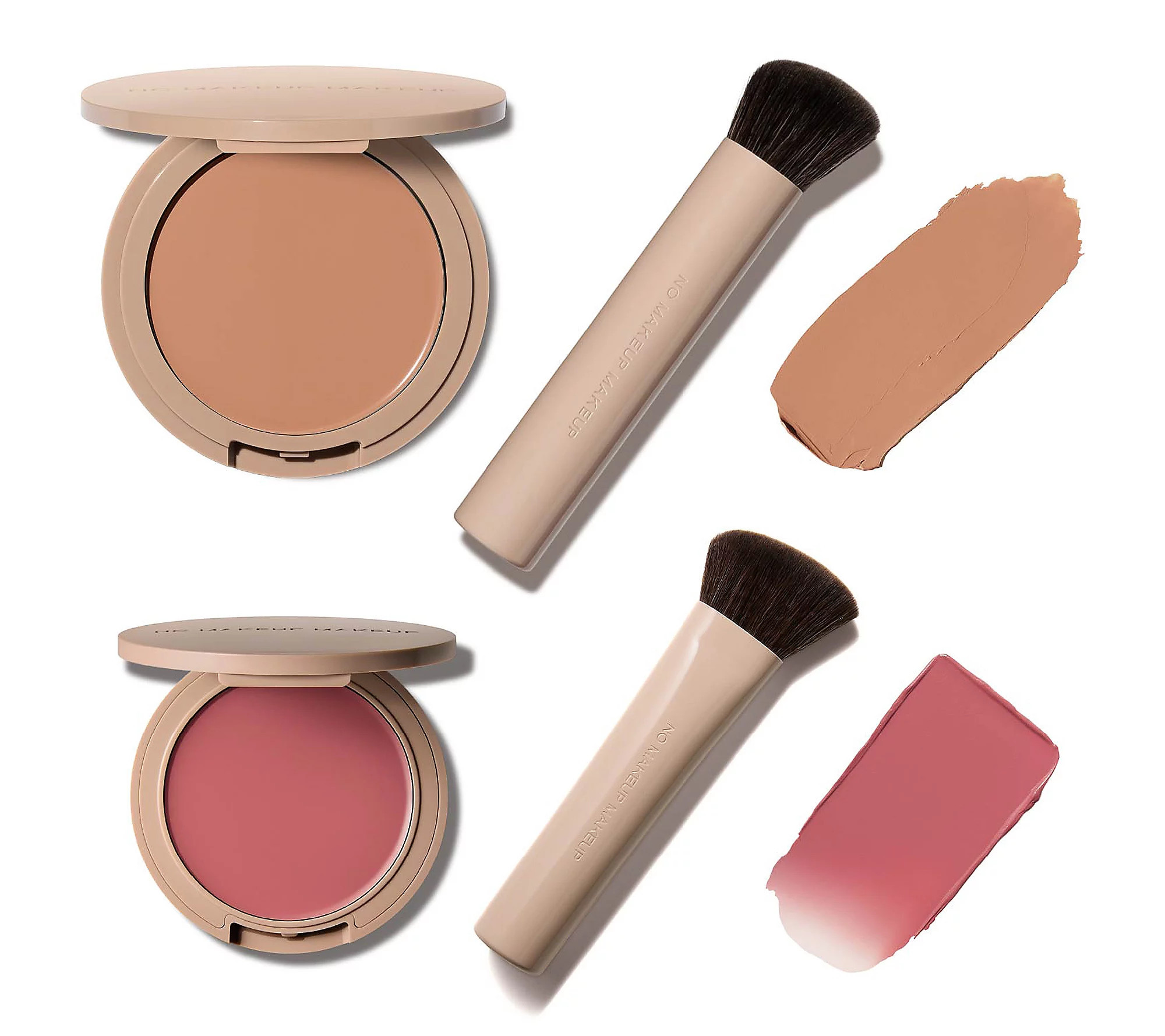 No Makeup Makeup Foundation + Blush 4 pc Set | QVC
