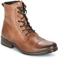 Handmade Men Military Style Leather Boots, Men Combat Boots, Men Brown Boot | Bonanza (Global)