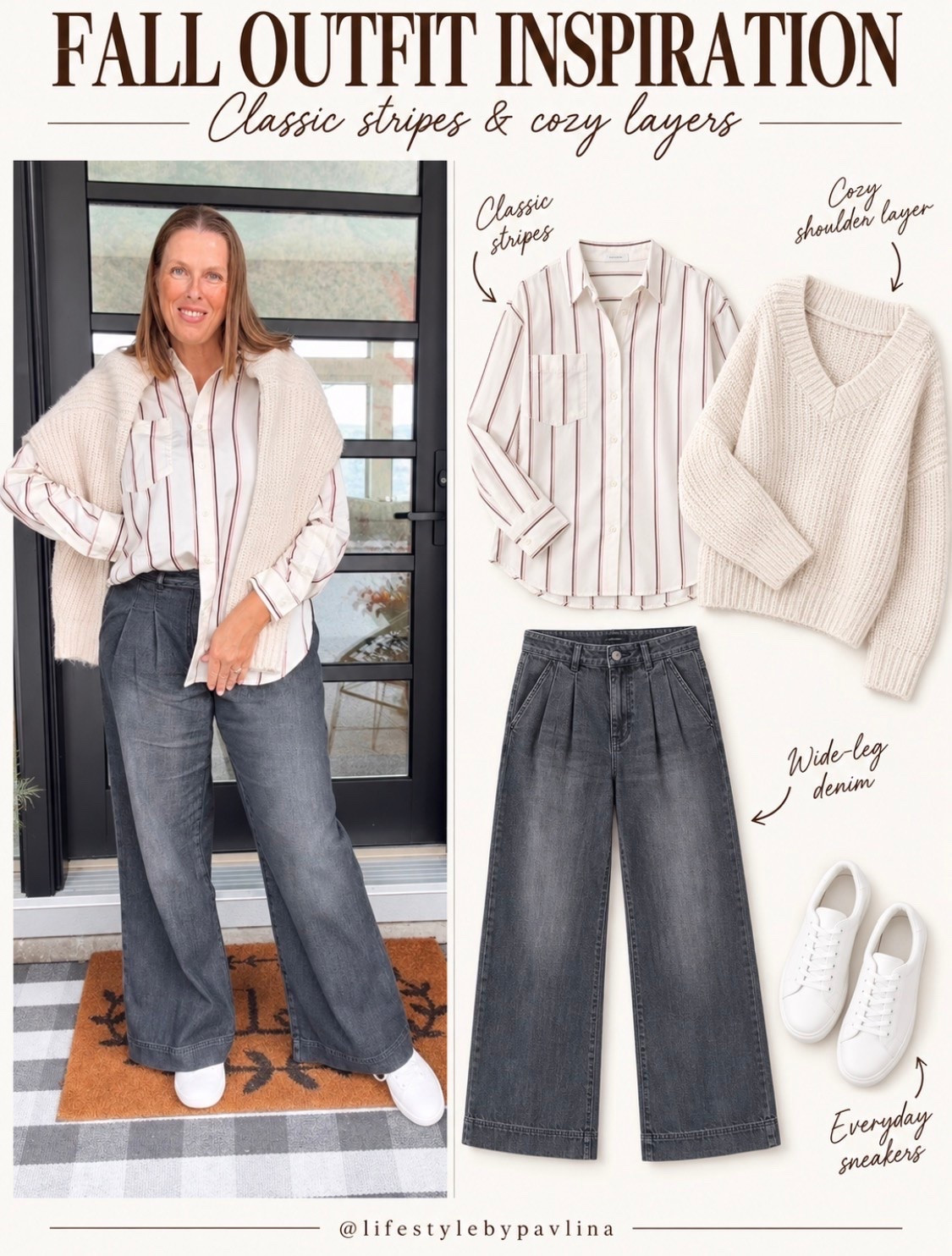 Weekend Outfit 

Cozy knits and jeans is the perfect outfit formula for the weekend look

Sweaters, fall outfit, style over 50, fall tends, cozy knit sweater