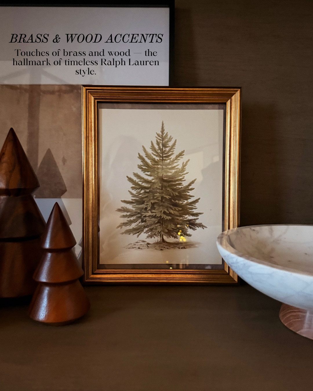 ✨BRASS & WOOD · THE RALPH LAUREN FORMULA✨ A study in timeless texture — rich wood tones and antique brass accents create that signature Ralph Lauren warmth. Layered with neutral art and sculptural pieces, it’s the perfect blend of heritage and modern refinement.

#TheHillaryStyle #Amazon #AmazonHome #LuxuryLookForLess #AmazonFinds #RalphLaurenInspired #ClassicHomeDecor #OldMoneyAesthetic #HeritageStyle #ModernTraditional #WoodAccents #BrassDecor #AffordableLuxury #TimelessDesign #ElevatedInteriors 

 #LTKHoliday #LTKSeasonal #LTKOver40