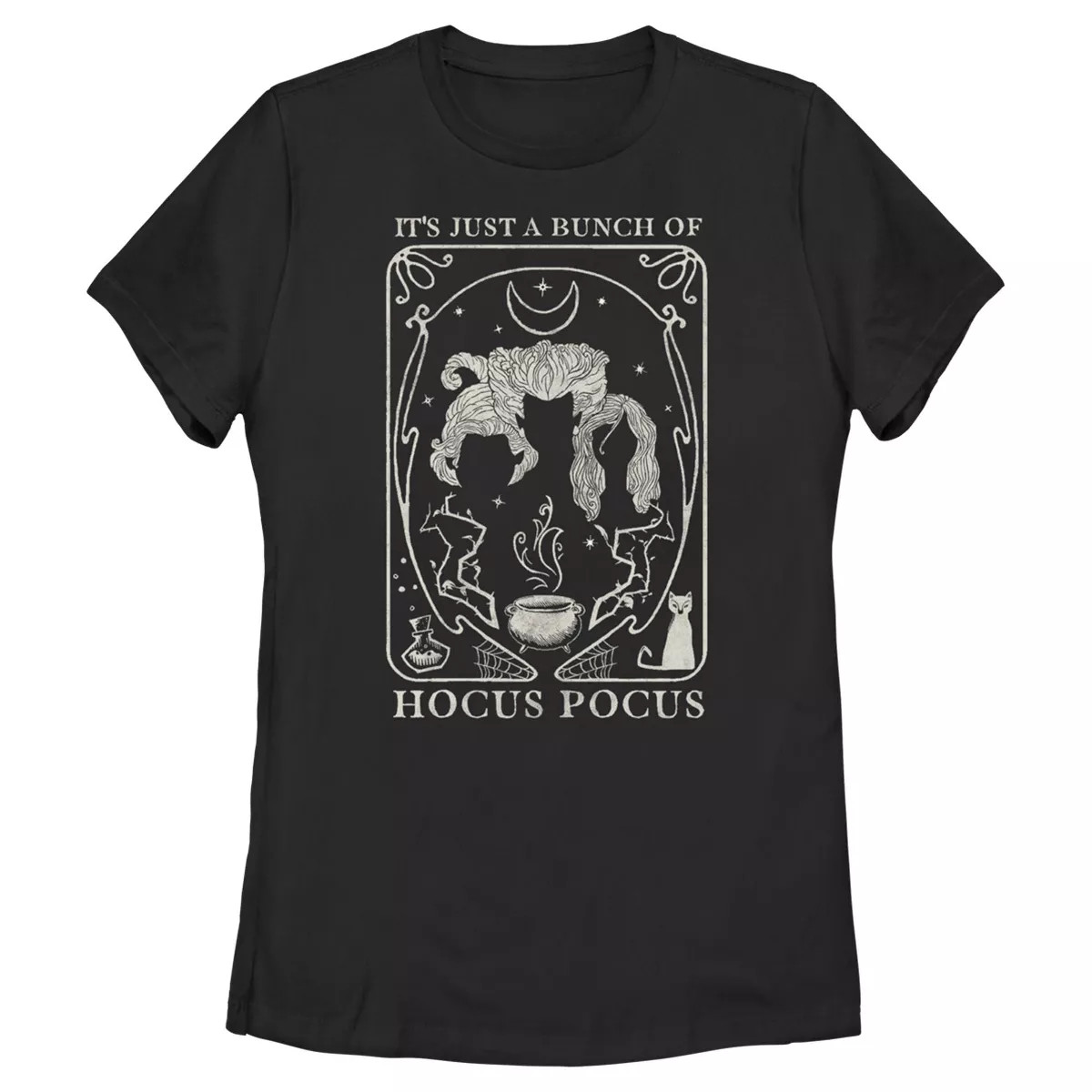 Women's Hocus Pocus Witch Tarot Card T-Shirt | Target
