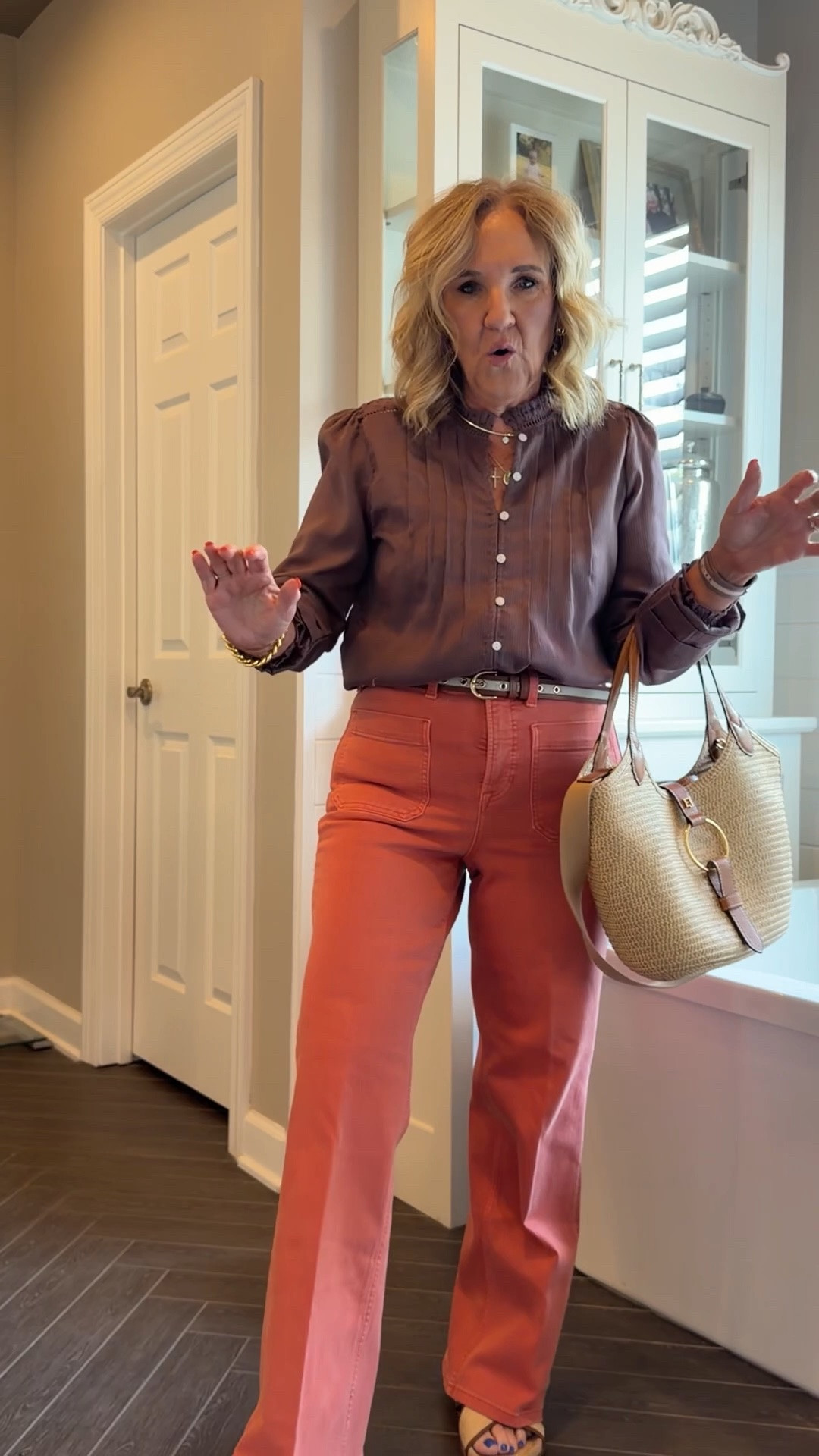 Spanx jeans on sale! 
Quince blouse medium 
Spanx denim med petite size up if inbetween 
10% off my bag code NANETTE

Business casual outfit 

#LTKOver40 #LTKootd #LTKSeasonal

#LTKSaleAlert #LTKWorkwear