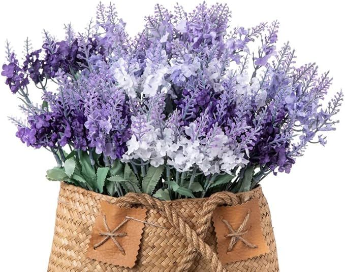 A 10-Head Lavender Simulation Flower (deep Purple) | Amazon (US)