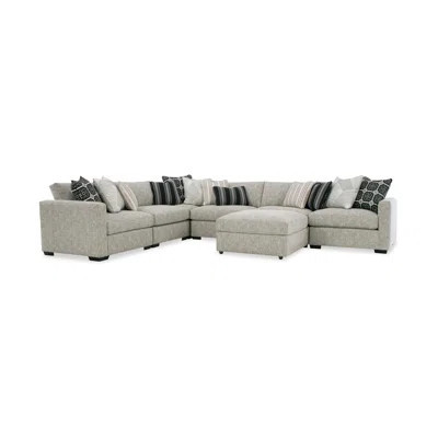Rainier 119" Wide Symmetrical Modular Corner Sectional with Ottoman | Perigold