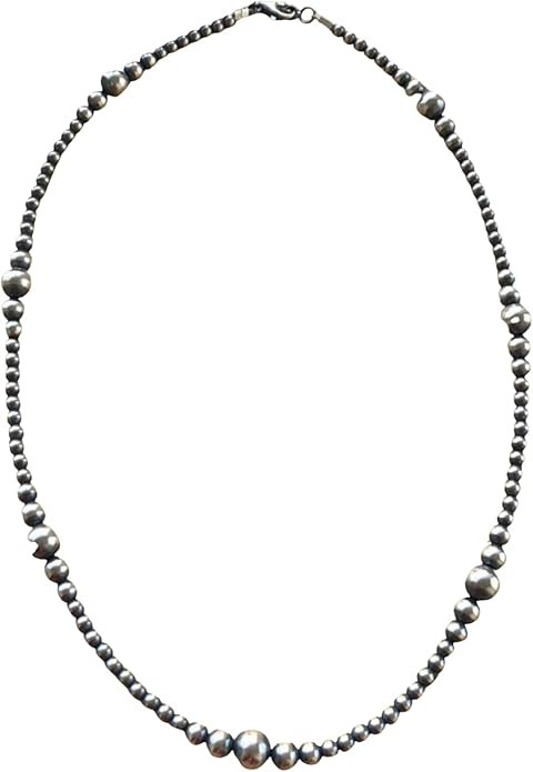 20" "Navajo Style" Sterling Pearls | Amazon (US)